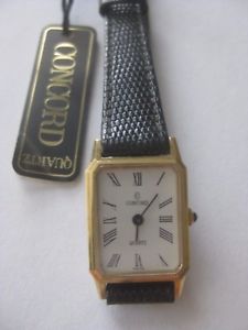 コンコルド 【送料無料】vintage ladies concord 14k yellow gold strap watch