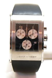 【送料無料】jorg hysek k102 kilada mens chronograph quartz watch stainless steel mint