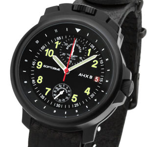 【送料無料】bortovie ayxb chronograph poljot 3133 russische buhr beobachtungsuhr selten