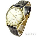 【送料無料】longines conquest vintage gold cap automatic wristwatch dating circa 1959