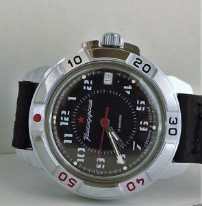 【送料無料】vostok komandirskie russian military and sport watch