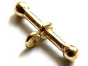 yz solid 9ct yellow gold t bar for albert chains 23mm x 2mmwatch fobs