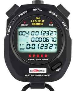 ̵stopwatch with memory fastime 14 500 lap memory