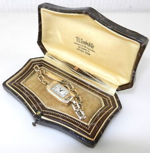 【送料無料】tl combs amp; co 10k gold filled ladies wrist watch woriginal box omaha ne s04