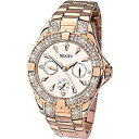 【送料無料】 seksy ladies rose gold plated calendar watch 2012