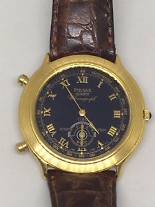 【送料無料】pulsar chronograph quartz watch v6917010