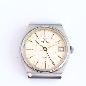 【送料無料】montre quartz yema boitier acier f3811 【送料無料】montre quartz yema boitier acier f3811