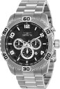 yz mens invicta 24602 pro diver chronograph steel bracelet watch