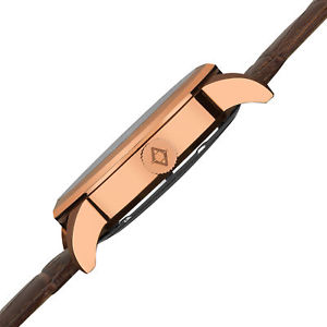 【送料無料】 mens akribos xxiv ak538br rosetone automatic skeleton leather strap watch