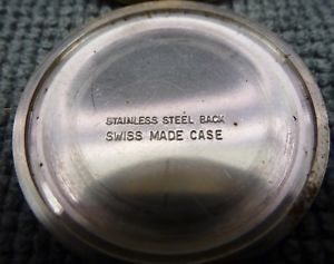 【送料無料】vintage ingersoll 17 jewels lever hand wined gold plated luxury watch working