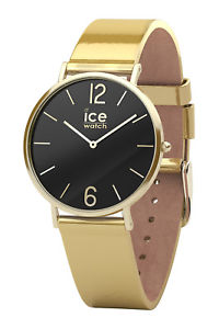 【送料無料】icewatch damenuhr city sparkling metal gold xs 015084(2)
