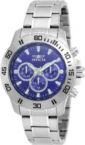【送料無料】invicta mens specialty quartz chrono 100m stainless steel watch 21482