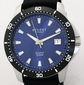 【送料無料】regent herrenuhr taucheruhr f1028 20 bar wr neu uvp 79,90 eur