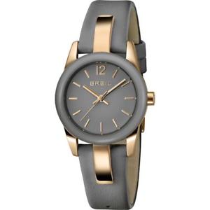 【送料無料】orologio donna breil liberty tw1393 ros vera pelle grigio sub 50mt