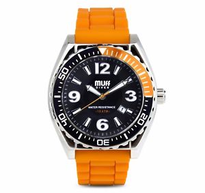【送料無料】muff diver watch ginger blk