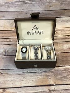 【送料無料】august steiner watch gift set