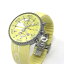 ̵momodesign jet chronograph watch yellow 43 mm aluminium case silicon bracelet