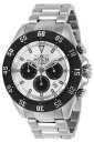 【送料無料】invicta speedway 22392 mens silver tone round chronograph date analog watch