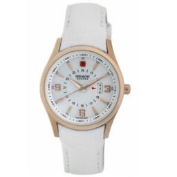 スイスミリタリー 【送料無料】swiss military hanowa 06615509001 womens navalus quartz mop leather watch