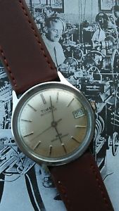 【送料無料】beautiful 1960s timex automati