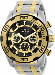 【送料無料】invicta mens pro diver quartz chrono 100m two tone stainless steel watch 22322 【送料無料】invicta mens pro diver quartz chrono 100m two tone stainless steel watch 22322
