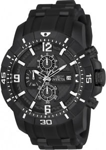 【送料無料】invicta mens pro diver 100m chronograph stainless steel silicone watch 24967