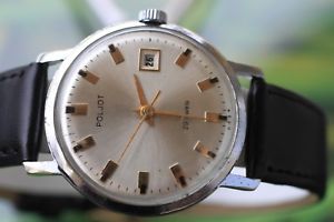 【送料無料】vintage mens russian mechauto poljot deluxe watch 29 jewels; with date 【送料無料】vintage mens russian mechauto poljot deluxe watch 29 jewels; with date