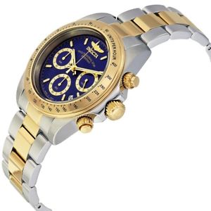 【送料無料】 mens invicta 7115 speedway chronograph two tone bracelet watch