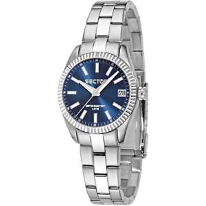 【送料無料】orologio donna sector 240 r3253579517 bracciale acciaio blu sub 50mt