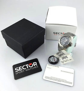 【送料無料】orologio sector 320 watch 3253320025 diver acciaio eta swiss deployante sub 100m