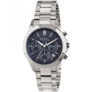 【送料無料】orologio uomo breil tribe choice ew0296 chrono blu bracciale acciaio 50mt