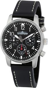 【送料無料】thunderbirds multipro chrono datum flieger chronograph pilot herrenuhr tb106702