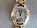 【送料無料】tissot montre bracelet quartz bicolore acier grise plaque or femme women watch
