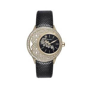 orologio donna braccialini brd 507s1nn pelle nero gold dorato swarovski