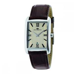 【送料無料】*mistery gift* orologio uomo philip watch trafalgar r8251174001 pelle marrone sw