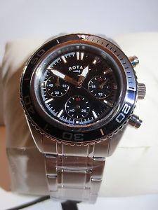 【送料無料】rotary mens chronograph watch model