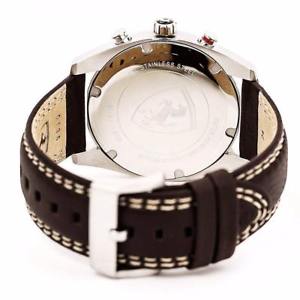 【送料無料】ferrari mens d50 chronograph watch, leather strap, 0830174great present