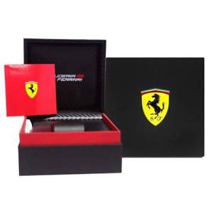 【送料無料】ferrari mens d50 chronograph watch, leather strap, 0830174great present
