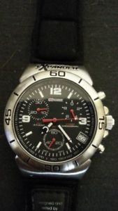 【送料無料】mens *rarehtf* sector expander 308 blksilver watch excellent wbattery