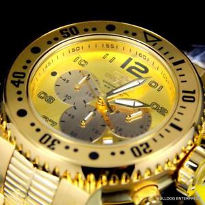 【送料無料】mens invicta pro diver combat seal 18kt gold plated chronograph 52mm watch 【送料無料】mens invicta pro diver combat seal 18kt gold plated chronograph 52mm watch
