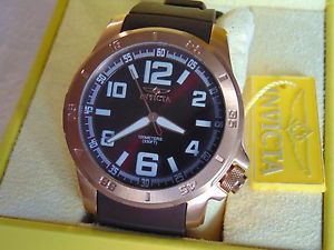 【送料無料】invicta specialty 50mm swiss movt 18k ionplated rose gold ss case watch lk