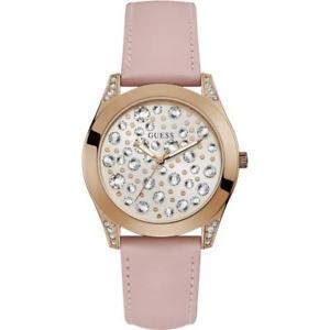 【送料無料】orologio donna guess wonderlust w1065l1 pelle rosa swarovski ros