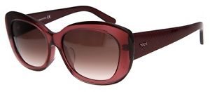 【送料無料】tods damen sonnenbrille bordeaux to0142f5771z