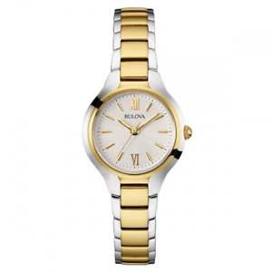 ̵bulova 98l217 womens classic two tone wristwatch