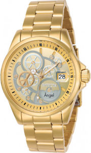 【送料無料】invicta womens angel swiss quartz 200m gold tone stainless steel watch 23568 【送料無料】invicta womens angel swiss quartz 200m gold tone stainless steel watch 23568