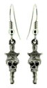 【送料無料】ピアス スカルキーピアス totenkopf schlssel ohrringe(4)