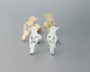 【送料無料】ピアス　デオウムスタッドピアス　as de57945 tiny papageien vogel bolzen ohrringe fur frauen tier kupfer