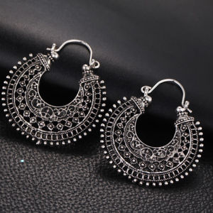 【送料無料】ピアス　デタイプヴィンテージシルバーピアス　as de67089 me weinlese silber farben ohrringe fur frauen art zink legierung mon