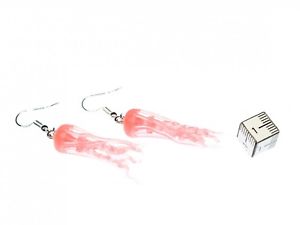 【送料無料】ピアス　クラゲクラゲクラゲピアス　ピンクquallen ohrringe miniblings qualle rosa meer feuerqualle tentakel medusa meduse