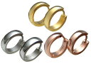 【送料無料】ピアス　クラシックピアス　レディースフープステンレススチールアークkikuchi klassische ohrringe damen herren klapp creolen edelstahl 4mm16mm bogen